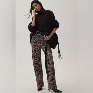 Reformation NWT Cary Jeans Size 31 High Rise Slouchy Leg Jeans Rigid Denim